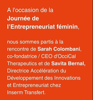 Journée de l'Entrepreneuriat Féminin : quand la recherche rencontre l'innovation !