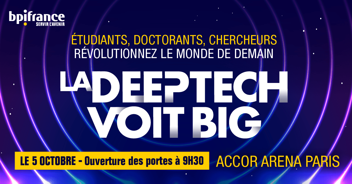 Inserm Transfert partenaire de la Deeptech voit BIG le 5 octobre !