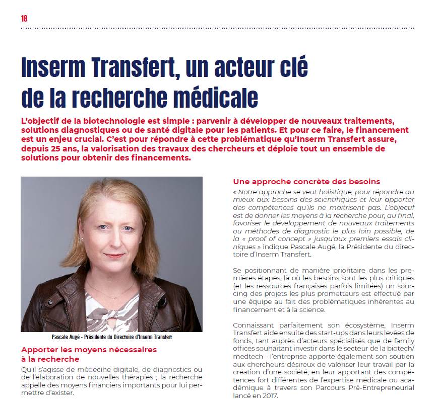 Inserm Transfert, un acteur clé de la recherche médicale